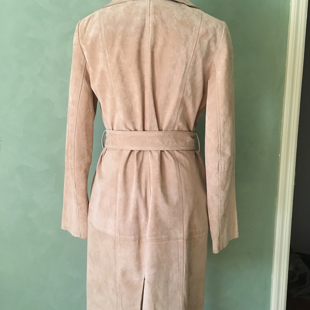 New York & Company leather trench coat - Picture 7 of 9